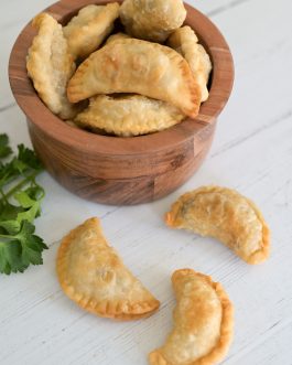 Sambousek Fried Turnovers with Spiced Beef or Cheese